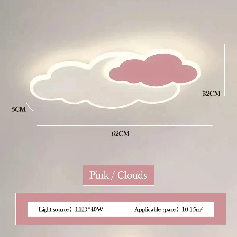 Children's Room Ceiling Light Modern LED Ceiling Lamp for Girl's Bedroom Study Nordic Creative Indoor Home Decor Light Fixtures