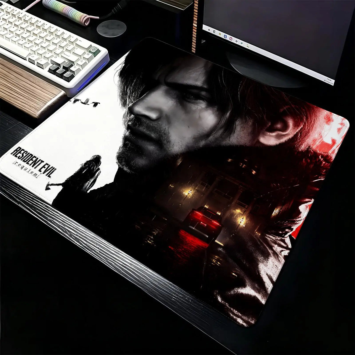 Resident Evil Mouse Pad Regular gaming mouse pad S/M/L size Office mouse pad Laptop desk mat Stitched edge mouse pad