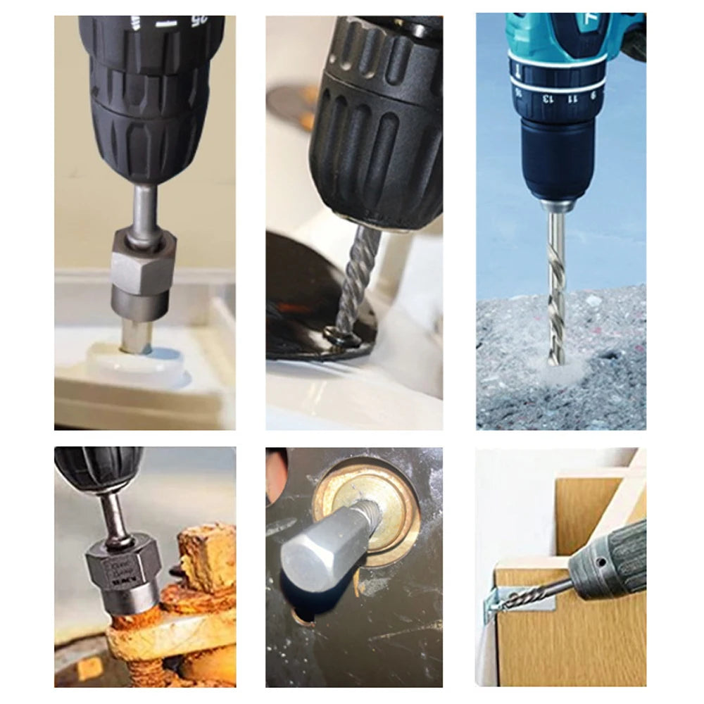 Bolt Nut Removal Socket Tool Bolt Nut Remover Accessory Nut Extractor Car Repair Tool Damaged Screw Extractor Hand Tools Kit