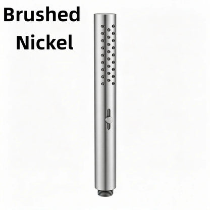 Brushed Nickel Stainless steel Hand Shower Head with 1.5M Hose Water Saving Handshower Shower Brass Bracket Accessor