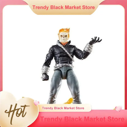 Ghost Rider And Motorcycle Battle Car 85th Anniversary Series 6-Inch  Legends Action Figure Model Gift