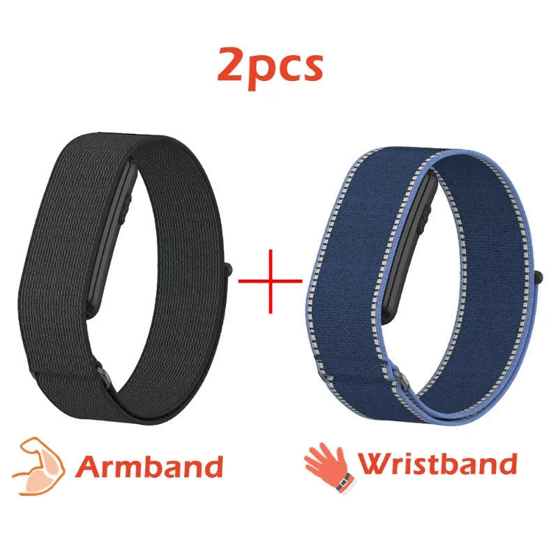 Adjustable Upper Arm Bicep & Wrist Strap for Garmin CIRQA Premium Custom Nylon Loop Soft Replacement Smart Sport Band Accessory