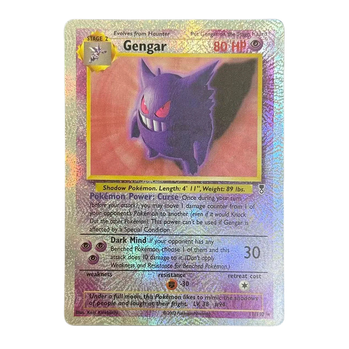 TCG English Mewtwo Collection Card Legendary Collection 29/110 #29 Reverse Holo Card Diy Proxy