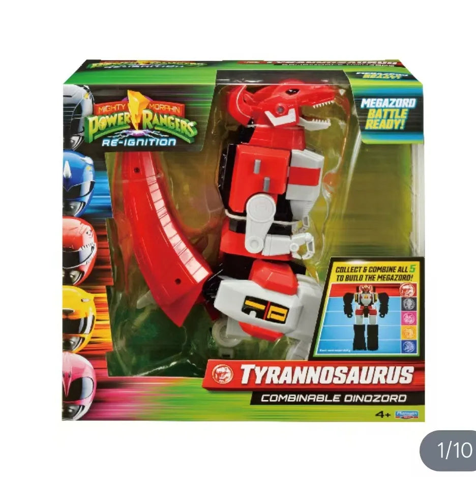Mighty Morphin Power Rangers Re-Ignition Black Red Blue Ranger Mastodon Rita Repulsa Pterodactyl Action Figure Collectible Toys