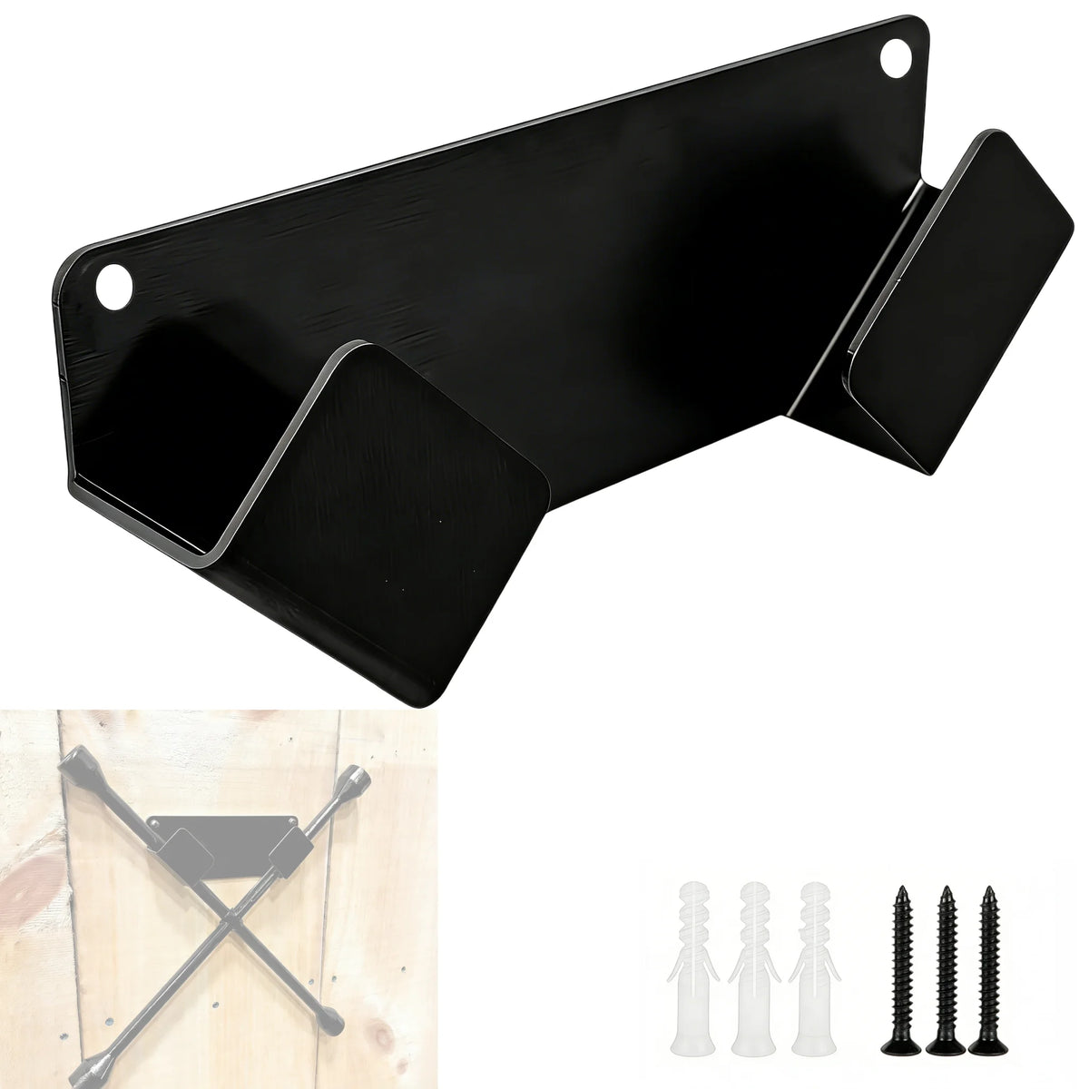 Wall Mounted Tire Wrench Storage Rack, Capable of Storing Tire Wrenches and Cross Wrench Storage Racks