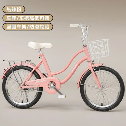 Children's bicycle new princess bike for girls 20-22-24 inch pedal bike for primary and secondary school students