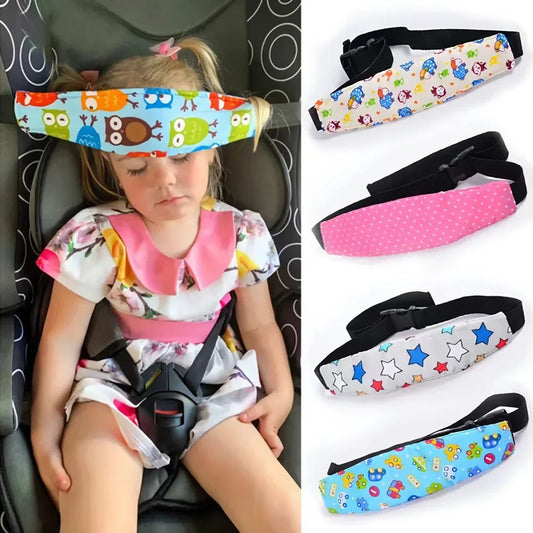 Infant Baby Car Seat Head Auto Sleeping Headrest Support Children Belt Fastening Belt Adjustable Sleep Positioner Baby Saftey Pi