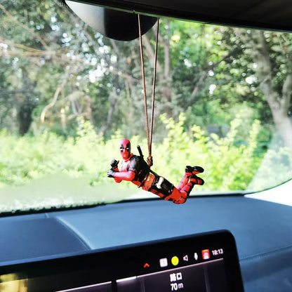 Deadpool 2 Action Figure X-Men Swing Posture Anime Doll Car Charm Decoration PVC Collection Figurine Kids Toys