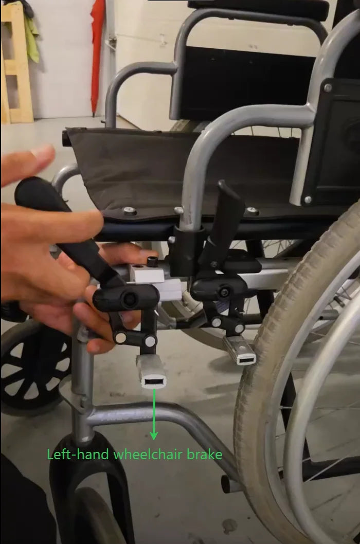 Wheelchair Hand Brake Electric Mechanical Anti-slip Brake Wheelchair Accessories High Sensitivity Wheelchair Brakes Replacement