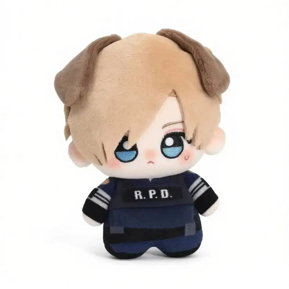 10cm Resident Evil Leon Plush Doll Kawaii Scott Kennedy Plushie Doll Toy Anime Game Peripherals Fans Pendants Keychain Gift