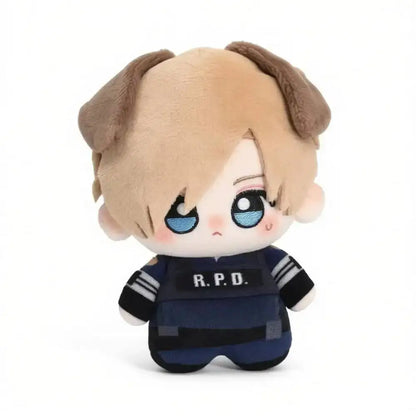 10cm Resident Evil Leon Plush Doll Kawaii Scott Kennedy Plushie Doll Toy Anime Game Peripherals Fans Pendants Keychain Gift