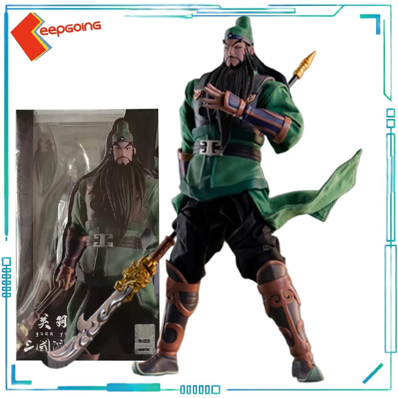 KEEPGOING Genuine Romance of The Three Kingdoms 1/12 Mobile Dress Doll Guan Yunchang - Guan Yu Mobile Model Finished Product
