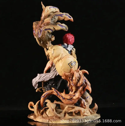 Anime Naruto Iron Curtain Gaara Double-Headed Action Figure Replacement Resonance Figurine Model Desktop Ornaments Boys Toy Gift