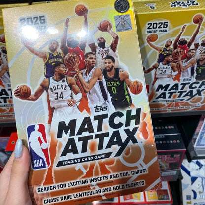 KAYOU Topps NBA Match Attax Card 25 26 NBA Card Basketball Match Card Game TCG Battle Collection Star Cards Energy Pack Toy Gift