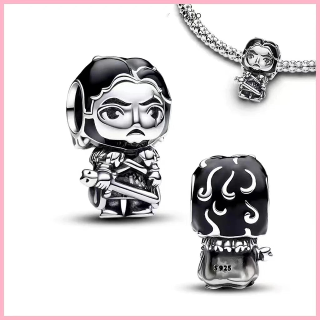 Hot selling 925 sterling silver Disney cartoon wizard charm bead pendant, suitable for original DIY bracelet, women's birthday