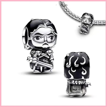 Hot selling 925 sterling silver Disney cartoon wizard charm bead pendant, suitable for original DIY bracelet, women's birthday