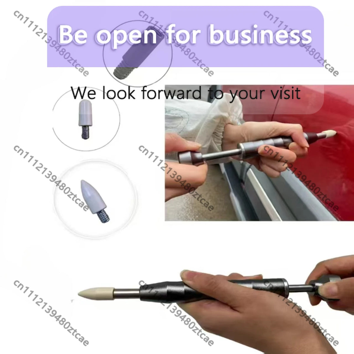LED PDR Inspection Light Vacuum Suction Cup Adjustable Auto Dent Repair Lamp No Paint Dent Tool