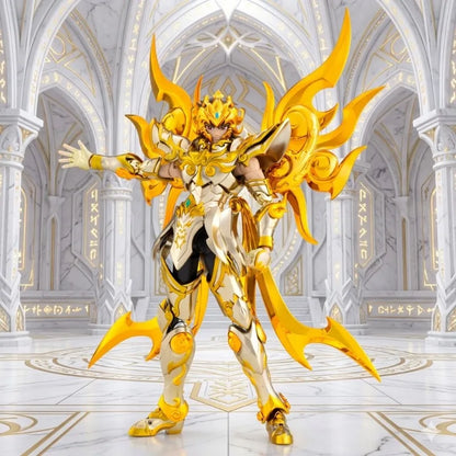 Saint Seiya Toypoint 9-Hour Shipping Leo Aiolia Action Figure with Metal Cloth Myth Cloth Soul of God SOG EX Including Totem Kni