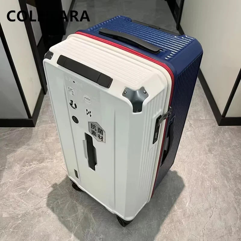 COLENARA Extra Large Capacity Luggage 20 Inch Boarding Case 22"24"26"28"30"32"34"36"40" ABS+PC Trolley Case Rolling Suitcase