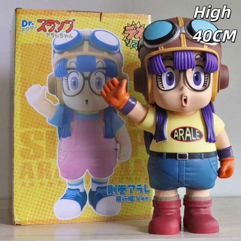 Dr Slump Arale Large Size Pilot Anime Action Figure Model Figurine Periphery Living Room Decor Collectible Gift For Anime Fans