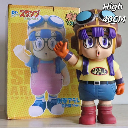 Dr Slump Arale Large Size Pilot Anime Action Figure Model Figurine Periphery Living Room Decor Collectible Gift For Anime Fans