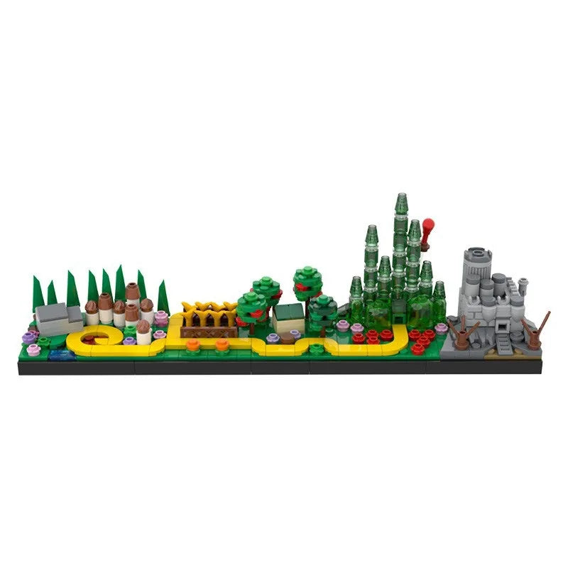 2024 New Hot City Movie Skyline Bricks Pisa Rome Rotterdam Cambridge Education Architecture Building Blocks Fans Birthday Toys