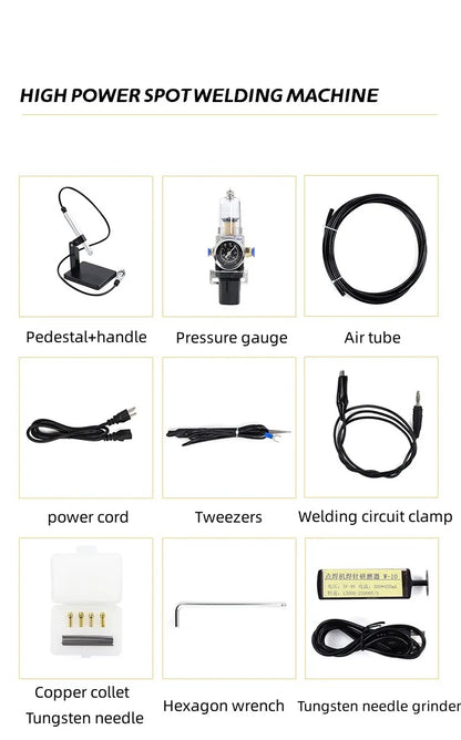 Stainless Steel Spot Welding Machine Laser Welding Automatic Numerical Control Pulse Argon Arc Welder Jewelry Spot Welder