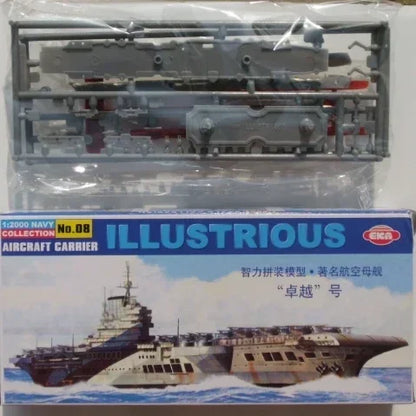 1/2000 Warship Assembly Model 4D Aircraft Carrier Cruiser HOOD MISSOURI Plastic Kit Toy for Children