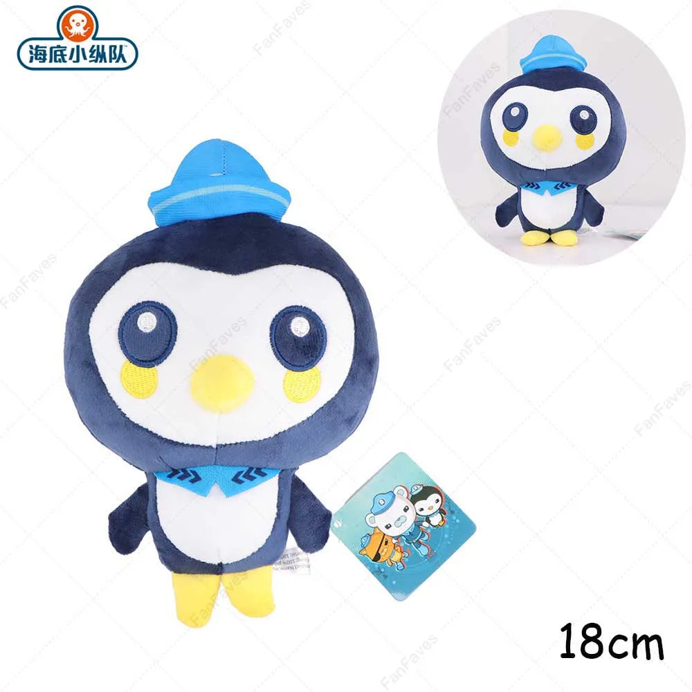 Octonauts Officially Plush Toys Captain Barnacles Professor Inkling Dashi Kwazii Peso Shellington Stuffed Doll Birthday Gift