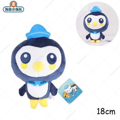 Octonauts Officially Plush Toys Captain Barnacles Professor Inkling Dashi Kwazii Peso Shellington Stuffed Doll Birthday Gift