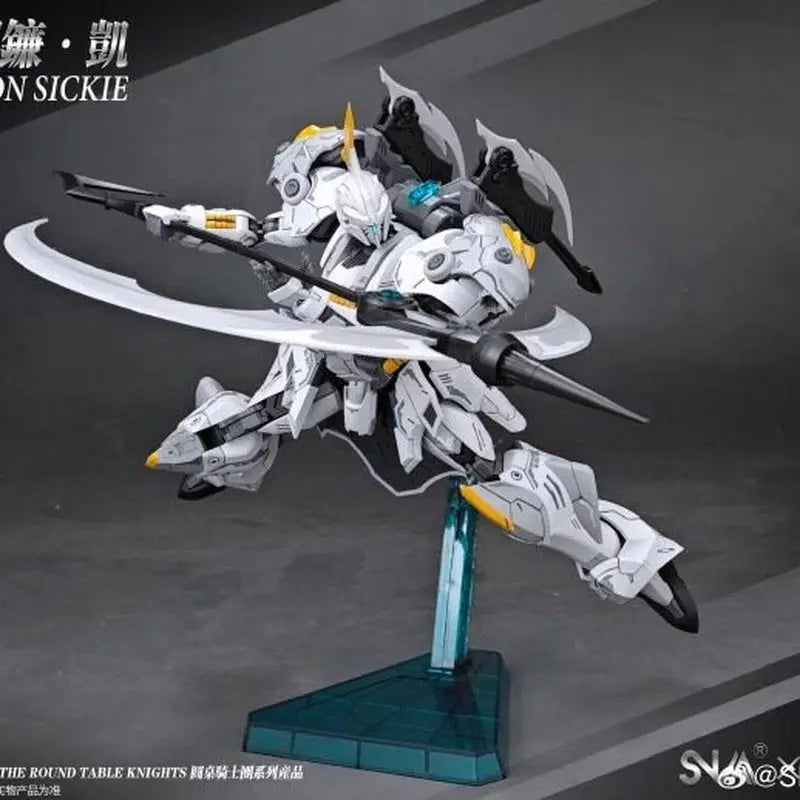 SNAA The Round Table Knights Iron Sickie Kai Shield Knight Articulated Assembled Model In Stock Ornament For Adult Collectors