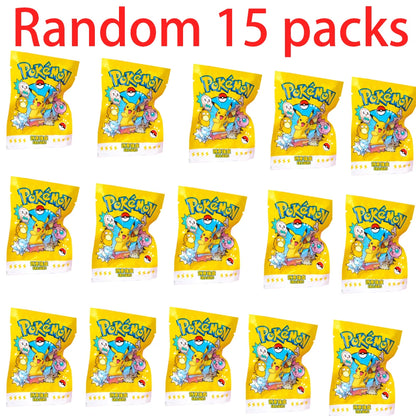 32Pcs Licensed Pokemon Pikachu Mystery Eraser Blind Bags Kawaii Collectible Erasers Student Stationery Kids Birthday Gift