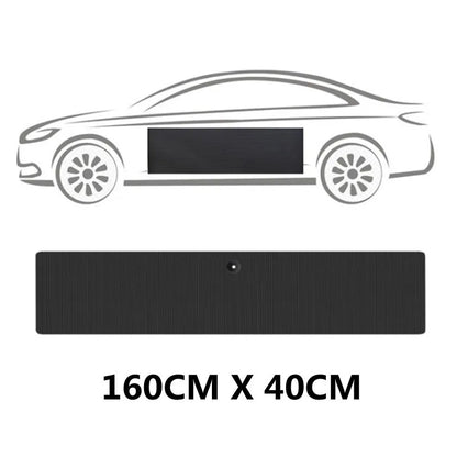 Black Car Door Protector Adhesive-Free/Magnetic Body Side Edge Guard Decorative Anti-scratch Protection Pad Stickers Multi Size