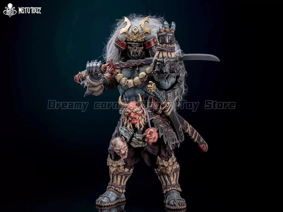 【In Stock】Original Mety Toyz Demon Slayer Shura Takigawa Oni Samurai 1/10 Action Figure Toy Model Collection