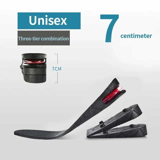 Height Increase Insoles Air Cushion Elevator Shoe Insole Lifts Kits Inserts for Men Women Taller Insoles 3-9cm Variable Height