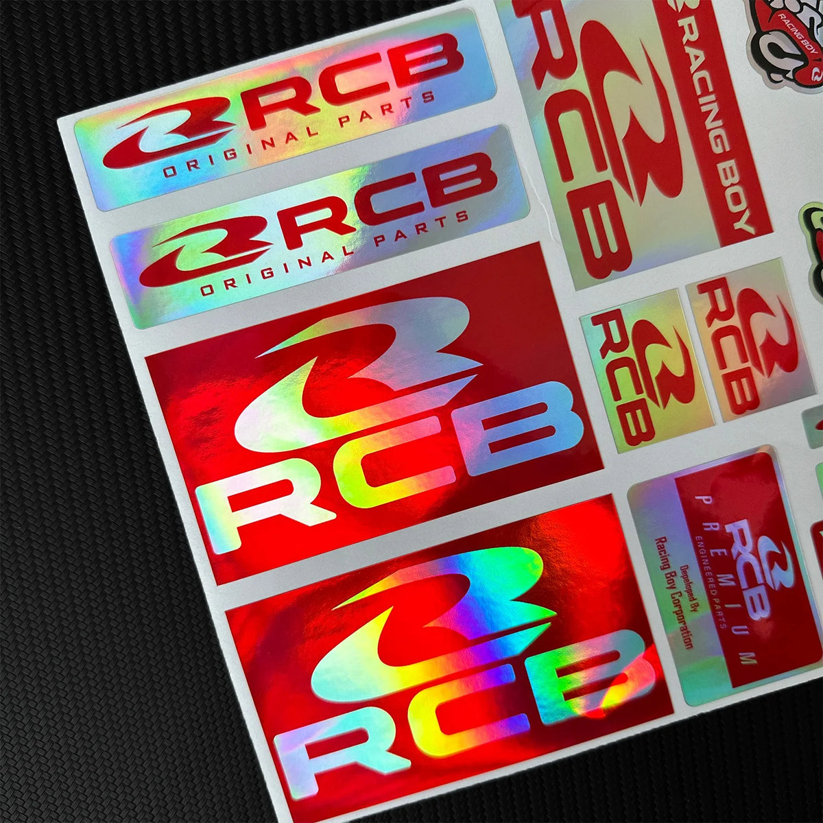 Whole Set Laser Rainbow Motorcycle Stickers Moto Bike Windshield Fairing Fender Fuel Tank Helmets Body Accessories Decals