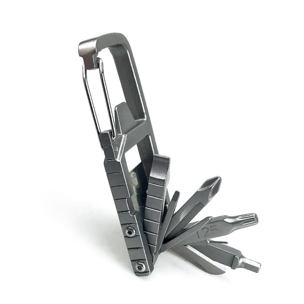 13 in 1 Multifunction Stainless Steel Tool Combination Folding Outdoor Tools Corkscrew Screwdriver Wrench Knife Knife Keychain