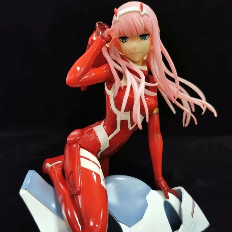 16CM Darling In The Franxx Zero Two 02 Action Figure Model Toys Desktop Ornament Decoration Collectible Toys Statue Gifts