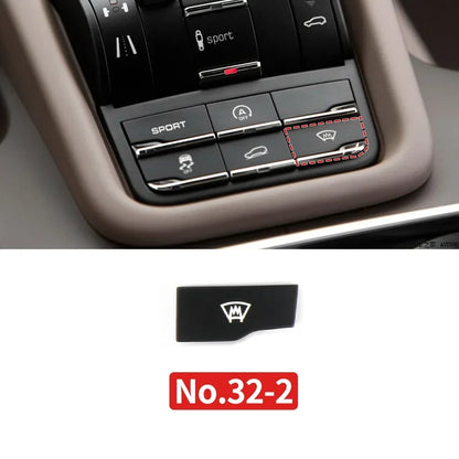 Car Center Console Multi Functional Sport Mode Start Stop Button Vehicle Stability Lane Keeping E-Power for Porsche Cayenne