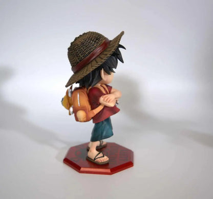 14cm Anime One Piece Luffy Figures Q Version Zoro Sanji Action Figure Pvc Collectible Model Toys Gifts
