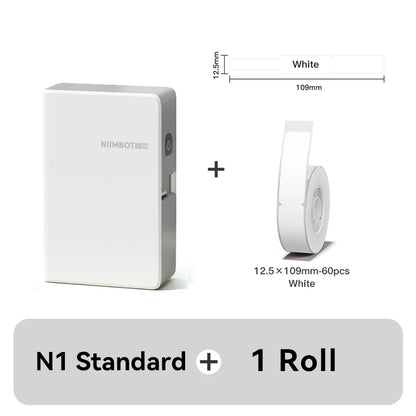 NIIMBOT N1/B18 Mini Portable Label Printer Thermal Transfer Pocket Label Maker With Long Life Ribbon And PET Stickers Gift