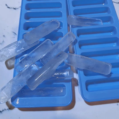 Long Strip Silicone Mold 10 Cavity Finger Shaped Chocolate Rectangular Cereal Chocolate Bar Cookie Ice Cube Trays Baking Tools