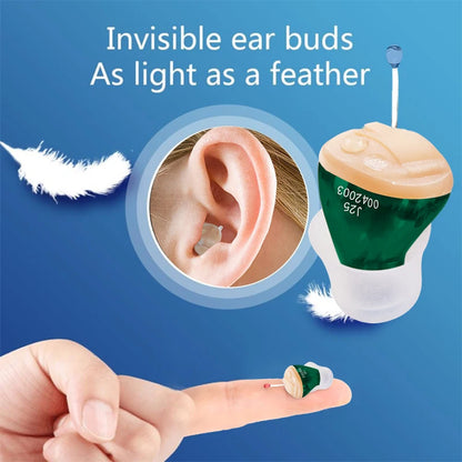 Portable Hearing Aids Audifonos Mini Inner Ear J25 Adjustable Hearing Aid Ear Sound Amplifier