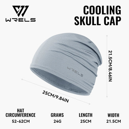 WRELS Skull Cap Helmet Liner Cooling 3D Mesh Breathable Quick Dry Sweat Wicking Cycling Hat UPF 50+ Sunscreen 24g Running Beanie