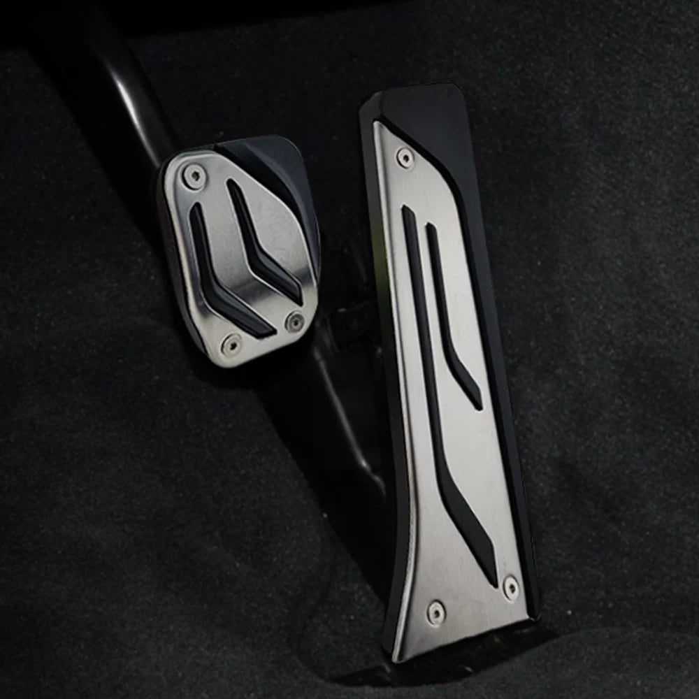 For BMW M2 M3 M4 M5 M6 I3 I8 Car Accelerator Brake Pedal Foot Rest Pedals Pads No Drill Cover Accessories Stainless Steel