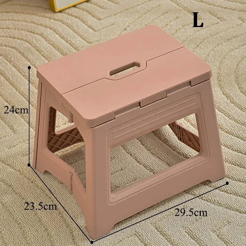 New Lightweight Space Thickened Folding Stool, Portable Home Outdoor Camping, Magza Fishing, Simple and Integrated Design