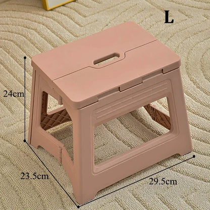 New Lightweight Space Thickened Folding Stool, Portable Home Outdoor Camping, Magza Fishing, Simple and Integrated Design