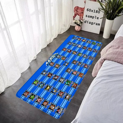 Interior Floor Mat Doormat Mega Man X8 Rockman Non-slip Foot Rug for Entryway Kitchen Carpet Bedroom Bedside Mats Home Decor