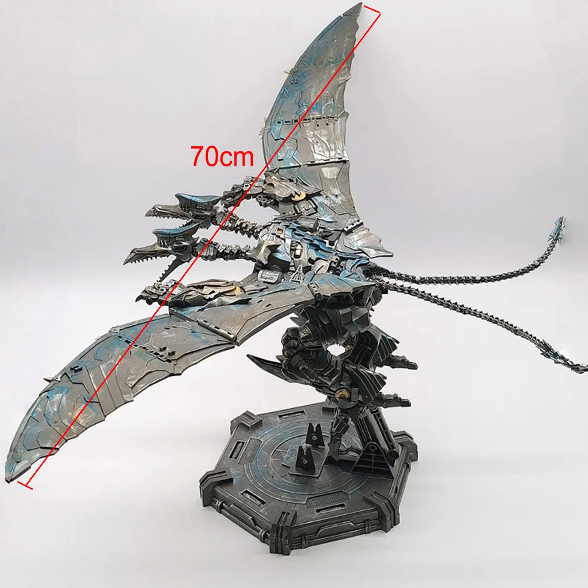 BAIWEI Robot Strafe Transformation Toy Swoop TW1104 Wing Dragon TW-1104 Steel Whip Dinosaur Deformation Figure Model Dinobot