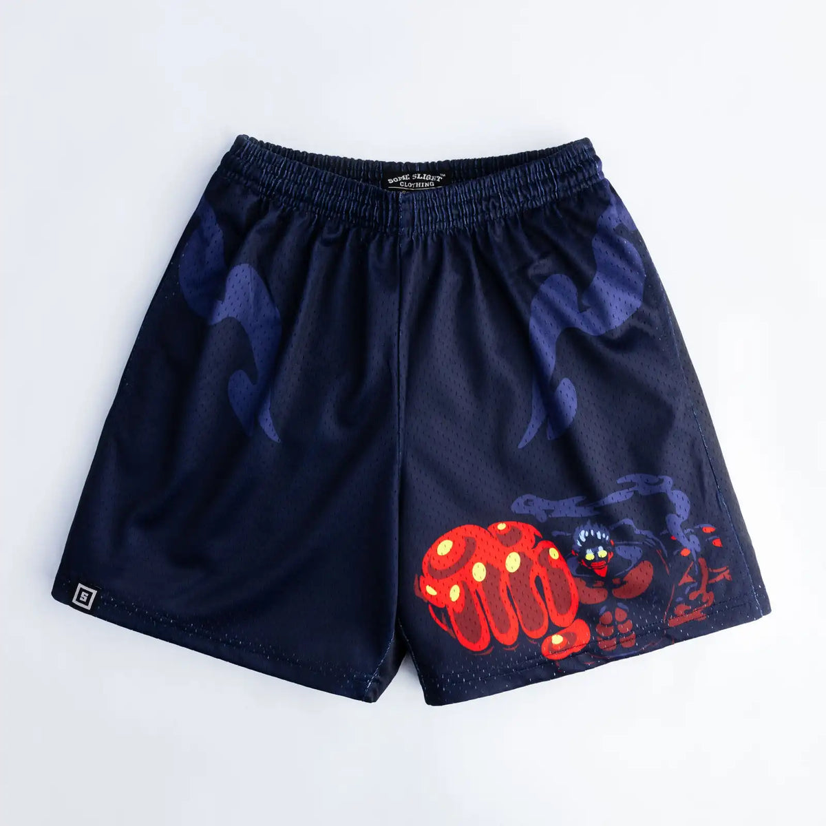 One Piece Straw Hat Pirates Wave Mesh Shorts Men Women Summer Quick Dry Breathable Sports Gym Casual Jogger Shorts